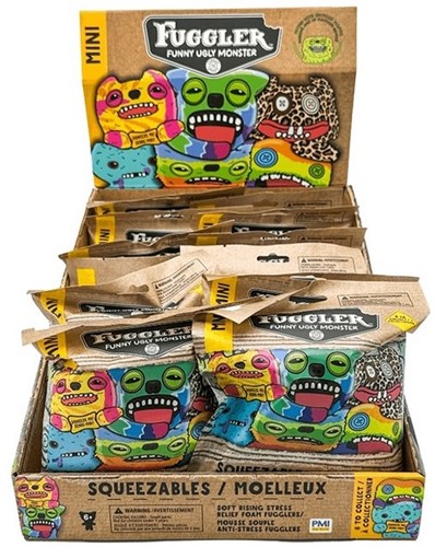 Fuggler Squeezables Soft Rising Stress Figuur 9cm in blindbag 13,5x18cm-3