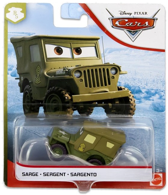 Mattel Disney Cars Die Cast Vehicles Sergeant 14x16 5cm