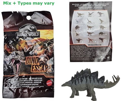 Jurassic World Dino Escape Dinosaurus blindbag 9x15cm surtidos