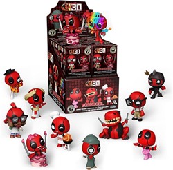 Funko Mystery Minis Deadpool in display