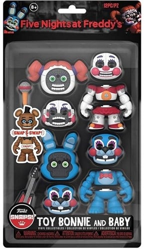 Five Nights at Freddy's Snaps! Toy Bonnie & Baby 2-Pack 15,5x27,5cm