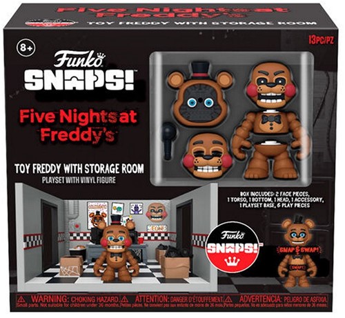 Five Nights at Freddy's Snaps! Toy Freddy with Storage Room 21x23cm
