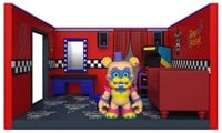 Five Nights at Freddy's Snaps! Glamrock Freddy with Dressing Room 21x23cm-3