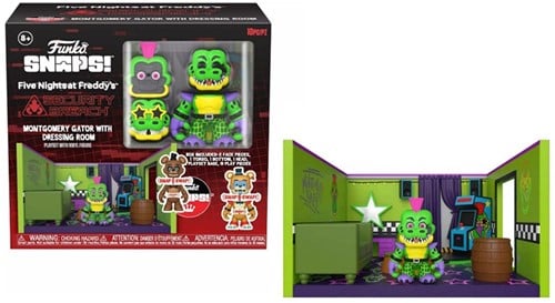 Five Nights at Freddy's Snaps! Montgomery Gator with Dressing Room 21x23cm