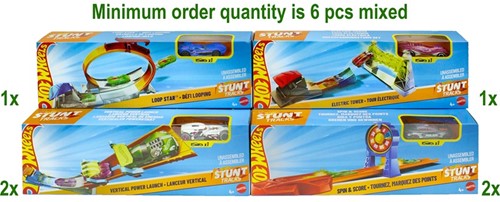 Hot Wheels Stunt Tracks 4 assorted 11x32cm
