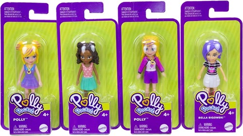 Polly Pocket Muneca con traje de moda surtido 7,5x16,5cm (12)-2