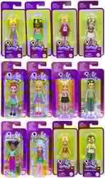 Polly Pocket Puppe mit trendigem Outfit sortiert 7,5x16,5cm (12)