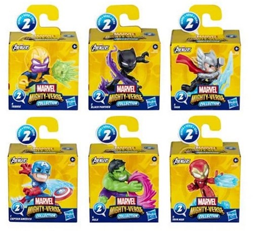 Marvel Mighty-Verse Collection Figura coleccionable en caja sorpresa de 7,5x7,5cm