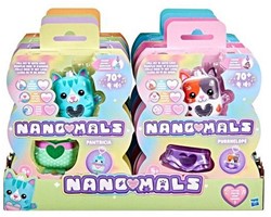 Nanomals Base & Outfit 14x18cm assortitis in display (8)