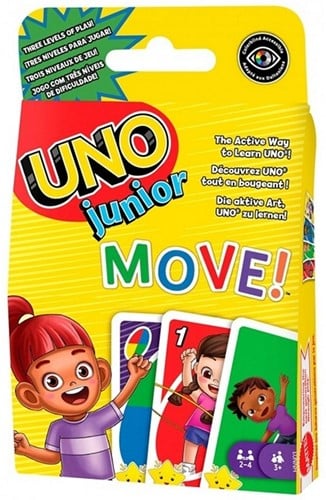 Uno Junior Move! 9x14cm (EN, FR, DE, PT, IT, ES)