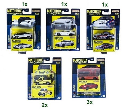 Matchbox Die-Cast Cars Collectors 1:64 assorti 16x12,5cm