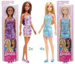 Barbie Pop met Zomerjurk 2 assorti 8,5x32cm