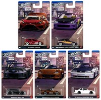 Mattel Hot Wheels Compact Kings Silver Series Die-Cast Fahrzeuge 5 sortiert 10,5x16,5cm