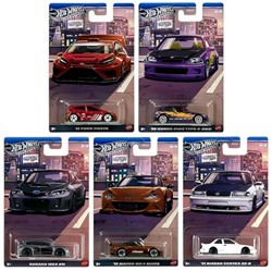Mattel Hot Wheels Compact Kings Silver Series Die-Cast Fahrzeuge 5 sortiert 10,5x16,5cm