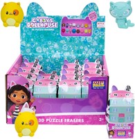 Gabbys Dollhouse Scented Puzzle Palz 3D Gomme Casse-tete assortis in display (16) 4,5x6cm
