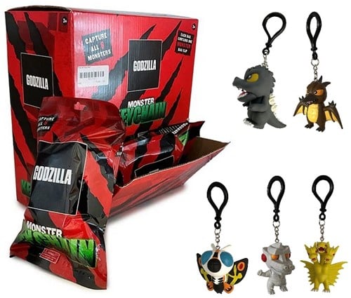 Godzilla Monster Bagclip in Blindbag 15x22cm in display (12)
