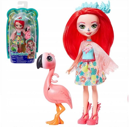 Enchantimals - Pop met accessoires, Fanci Flamingo en Swash 12,5x22cm