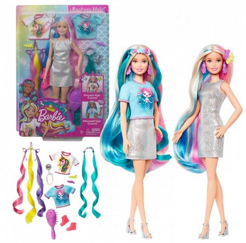 Barbie Pop Eenhoorn- + Zeemeermin Look 22x32cm 