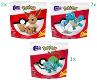 Mega Pokemon Build & Show 3 surtidos 26x26cm