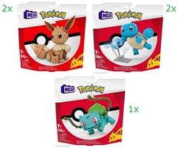 Mega Pokemon Build & Show 3 surtidos 26x26cm