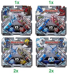 Monsuno Core Combat 2-Pack 4 assortitis 24x25cm
