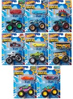 Hot Wheels Die cast Monster Trucks 1:64 8 assorted 14x19cm