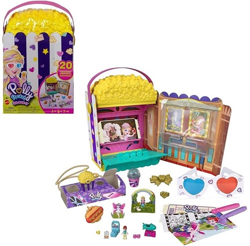 Mattel Polly Pocket Speelset Popcorn Box 15x23cm