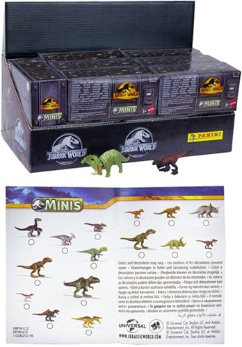 Jurassic World Minis Figuren-Blindbox mit 1 Sonder- oder 2er-Set Dinosaurier 6x12cm sortiert im Display