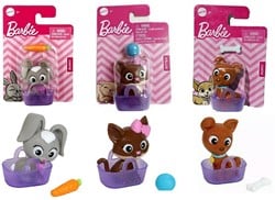 Mattel Barbie Mini-figuren Pets 3 sortiert 8x11,5cm