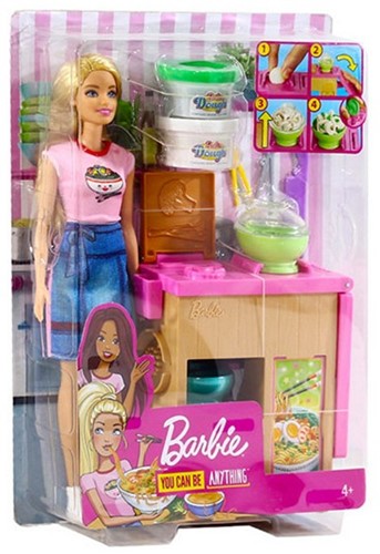 Mattel Barbie You can be anything Speelset Pop met toebehoren en klei 22,5x32,5cm