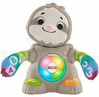 Mattel Fisher-Price Linkimals Perezoso interactivo con luz y sonido 26,5x27,5cm (Idioma: Letonia)-2