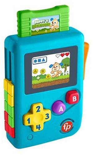 Fisher-Price Game Console with Light + Sound 16.5x20cm (Language: Greek)-2