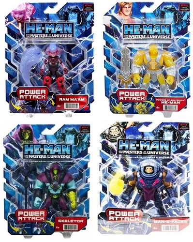 HE-MAN and the Masters of the Universe Power Attack 4 assorti 21,5x27cm