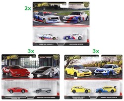 Mattel Hot Wheels Premium Car Cuture Die-Cast 1:64 2-Pack 3 sortiert 16,5x21cm