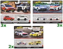 Mattel Hot Wheels Premium Car Cuture Die-Cast 1:64 2-Pack 3 sortiert 16,5x21cm