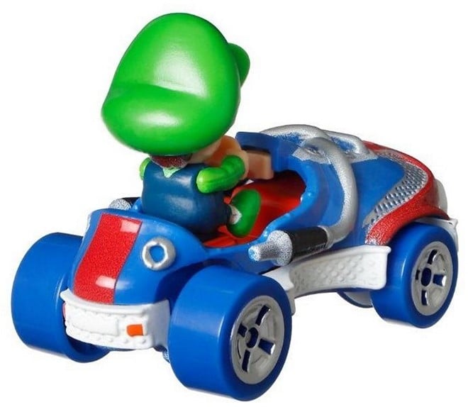 Hot Wheels Mario Kart Baby Luigi Sneeker Vehicle 14x16cm
