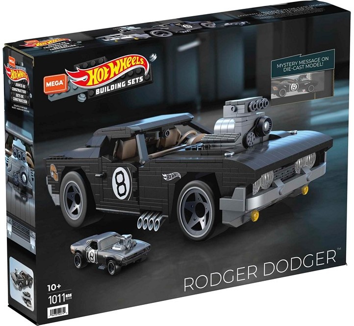 Mega Hot Wheels Rodger Doger Building Set 1011 pcs 34x48cm