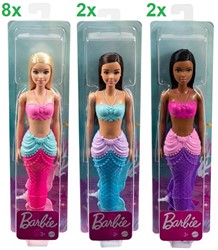 Mattel Barbie Dreamtopia Muñeca Sirena 3 surtido 8,5x32,5cm