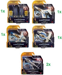 Avión de Disney Lightyear con minifigura Hyperspeed Space Ship 5 surtido 20x20cm