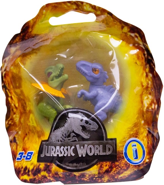 Mattel Jurassic World Imaginext Figurine B?�b?� Dino 7cm en sachet 12x13cm en pr?�sentoir (8)