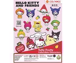 Capsule 65mm. Hello Kitty Tutty Frutty