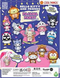 Capsula 65mm. Hello Kitty Pajama Party Charms