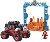 Mattel Hot Wheels Mega Monster Trucks Smash und Crash Bone Shaker 151 Delig 23x23cm-2