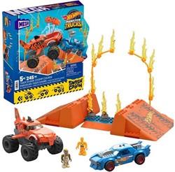 Hot Wheels Monster Trucks Tiger Shark Chomp Course 26x26cm