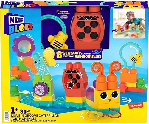 Mega Bloks Move 'n Groove Caterpillar 29x35,5cm-2