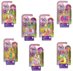 Mattel Polly Pocket Vehicle con personaggi assortiti 8x14cm