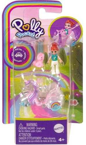 Mattel Polly Pocket Vehicle con personaggi assortiti 8x14cm-3