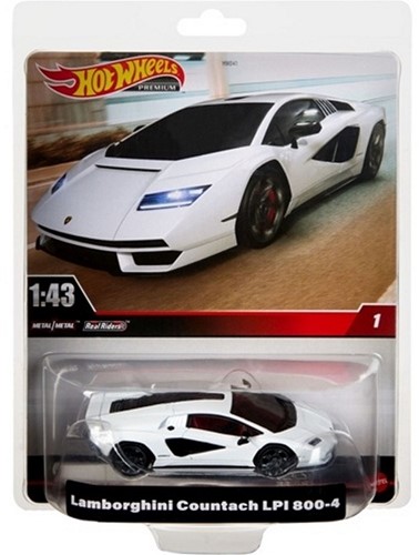 Hot Wheels 1:43, Lamborghini Countach LPI 800-4 19,5x24,5cm