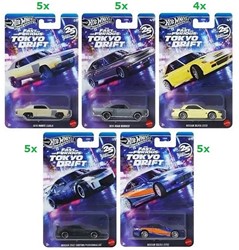 Hot Wheels Silver Series Fast & Furious Tokyo Drift 1:64 5 assorti 10,5x16,5cm