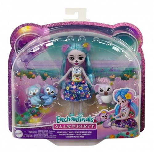 Enchantimals Glam Party Karalee Koala Family 21,5x25cm-2